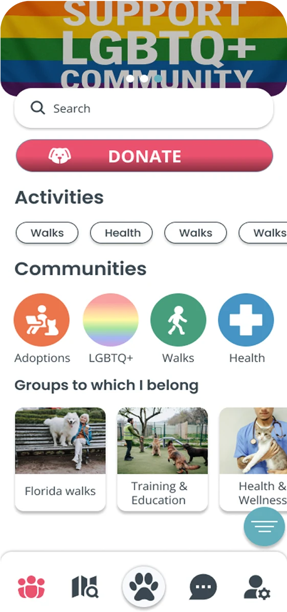 LGBTQ+ Community Screen